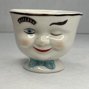 Bailey's Mr Winking Yum Cup 1996 limited edition Blue And Yellow Dot Bow tie